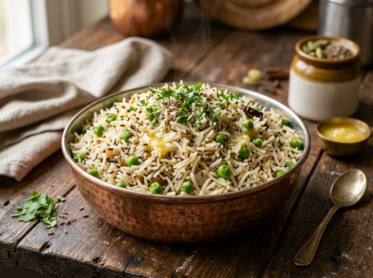 Shahi Jeera & Green Pea Pulao